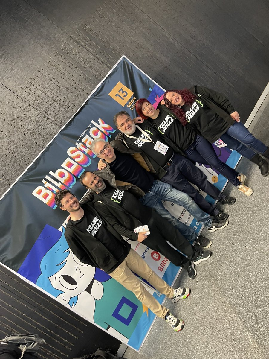 pedropaparicio's tweet image. @HugoTobio nos creo nuestra imagen para @killerskills_me y estaremos siempre en deuda. Grandeeeee Hugo!!! Muchas graciasssss!!!
Es un foking crack y hay que decirlo!!!
#bilbostack25
