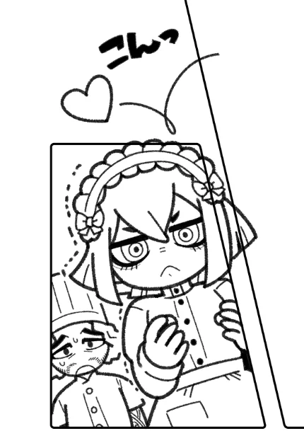 最近は自カプの原稿をウキウキ描いております(絵は自カプのいちゃつきを見せつけられている人々です) 