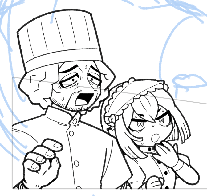 最近は自カプの原稿をウキウキ描いております(絵は自カプのいちゃつきを見せつけられている人々です) 