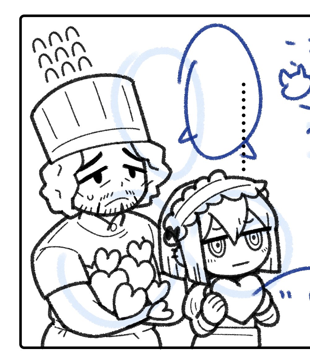 最近は自カプの原稿をウキウキ描いております(絵は自カプのいちゃつきを見せつけられている人々です) 
