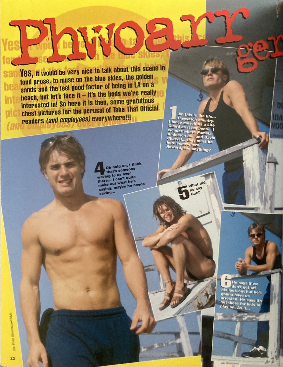 90s_take_that's tweet photo. Phwoarr Gerra loada that then!!! 🤪💛💜
🔥🔥🔥
📷 @takethat Official Fanclub Magazine
#takethat #donlow #tto #fanclubmagazine #flashback #thatters #lookatus #90s #90snostalgia #90stakethat @GaryBarlow #HowardDonald #takethatlegends https://t.co/qQHB0SvVsx