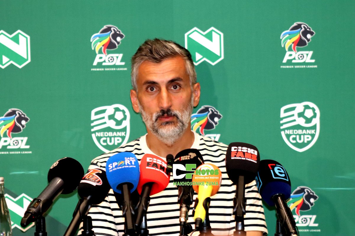 diskifhotos's tweet photo. Pre-Match Press Conference with Orlando Pirates coach Jose Riveiro ahead of their game against Richards Bay FC at King Zwelithini Stadium on Sunday, 26 January 2025. #DiskiFhotos #NedbankCup #OrlandoPirates #JoseRiveiro #KingZwelithiniStadium #Umlazi #RichardsBayFC #Nedbank https://t.co/qKIbZxob5Z