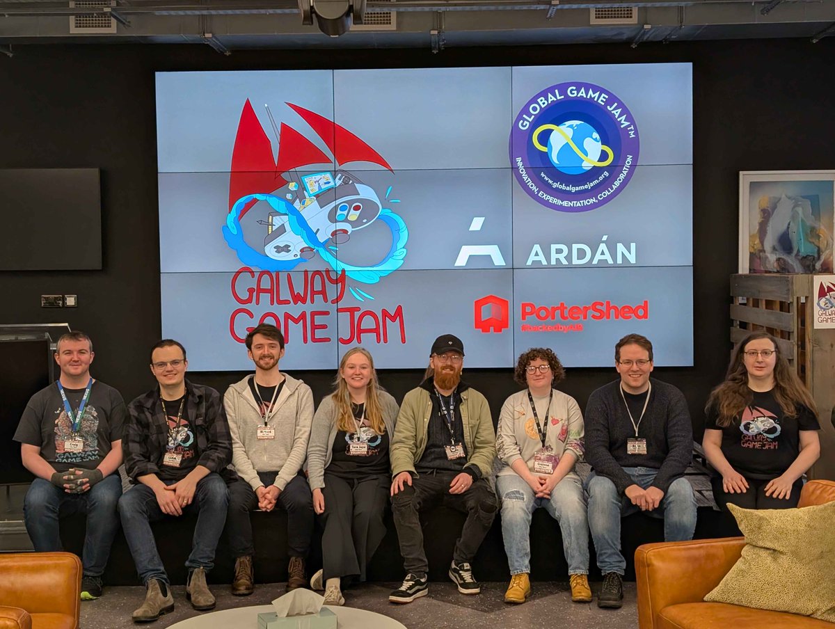 Our Jam for <a href="/globalgamejam/">GlobalGameJam</a>  is in full swing until 6pm today in PorterShed 🫧🫧🫧

A huge thanks to all of our wonderful volunteers and our sponsors <a href="/ardan_ie/">Ardán</a> , <a href="/portershed/">PorterShed</a>  and Beaglier Systems for making this event possible!
#GGJ2025

-TJB