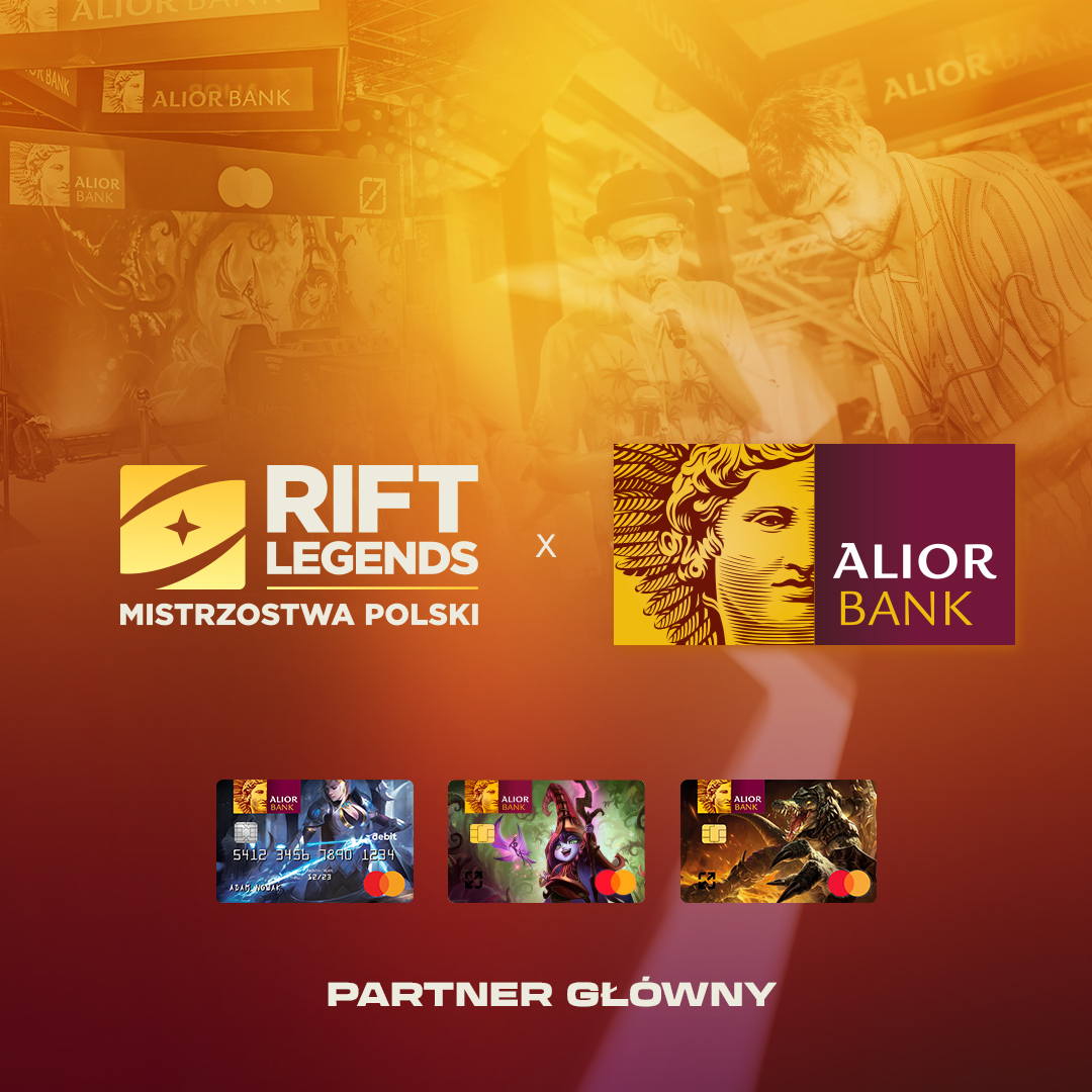 Rift Legends (@riftlegendspl) on Twitter photo Duo partner na długo, a nie na chwilę?
Przy takich wyborach stawiamy na <a href="/AliorBankSA/">Alior Bank SA</a> 😍
Twórca wyjątkowego Konta dla Graczy wspiera rozgrywki Rift Legends jako Partner Główny! 🥳
Koniecznie zapoznajcie się z ich ofertą i płaćcie za codziennie zakupy w iście gamingowym stylu - Duo partner na długo, a nie na chwilę?
Przy takich wyborach stawiamy na <a href="/AliorBankSA/">Alior Bank SA</a> 😍
Twórca wyjątkowego Konta dla Graczy wspiera rozgrywki Rift Legends jako Partner Główny! 🥳
Koniecznie zapoznajcie się z ich ofertą i płaćcie za codziennie zakupy w iście gamingowym stylu -