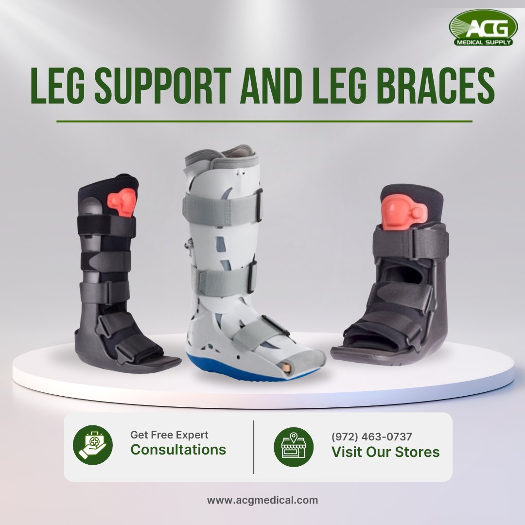ACGMedicalsupp's tweet image. Stay active and supported with ACG Medical Supply’s high-quality leg braces! 🦵

✨ Comfort, stability, and personalized care for every step.

Visit Our Stores!
📞 (972) 463-0737 📞

Web - bit.ly/40nSqDq
.
.
.
#ACGMedicalSupply #legbraces #legsupport #OrthopedicCare
