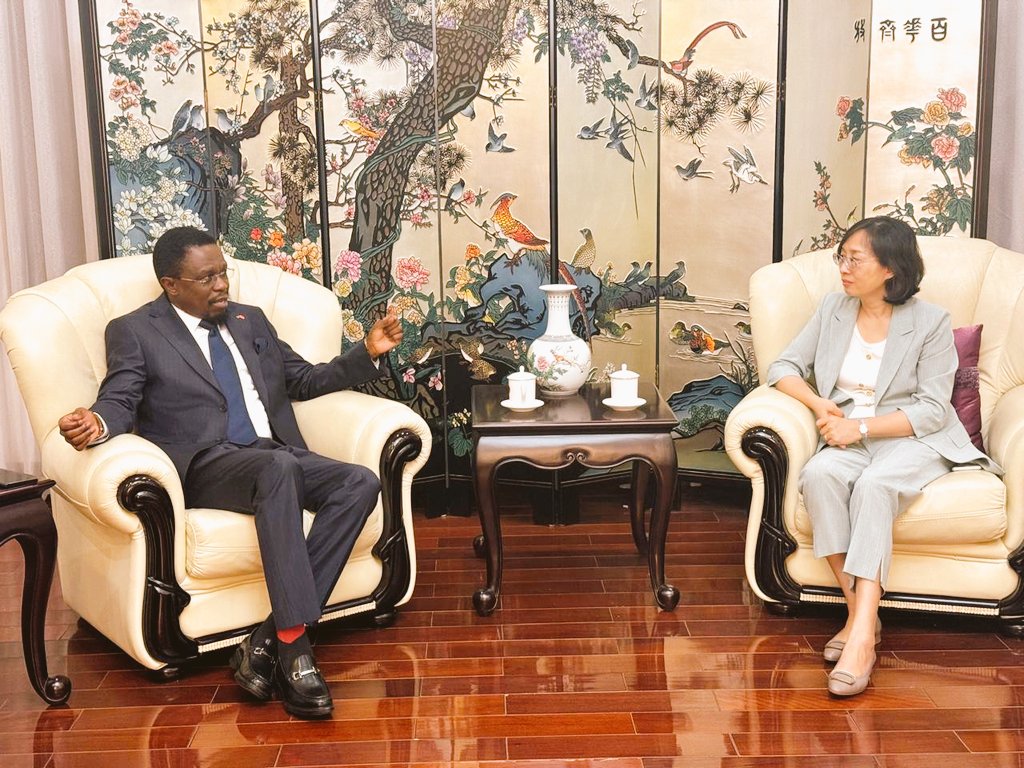 AbabuNamwamba's tweet photo. True friendship transcends time, distance, and circumstance. 

Pleased to meet and welcome to Kenya the new Ambassador of the People's Republic of China, H.E. Guo Haiyan, who hosted dinner in my honour at the Chinese Embassy in Nairobi last evening. We explored a wide range of mutual interest, continuing a longstanding tradition of friendship and ties in both official and private capacities.

I will continue to work closely with China in existing and new areas of cooperation, which include skills and knowledge exchange programs for youth, cultural and people-to-people diplomacy, creative economy entrepreneurship, and climate action.

Chinese civilisation that spans over five millenia has and continues to immensely impact and transform the world.

Karibu Kenya, Your Excellency Balozi Haiyan, and Happy Lunar New Year!

Xin Nian Kuai Le!
Gong Xi Fa Cai.
#LunarNewYear
@ChineseEmbKenya
