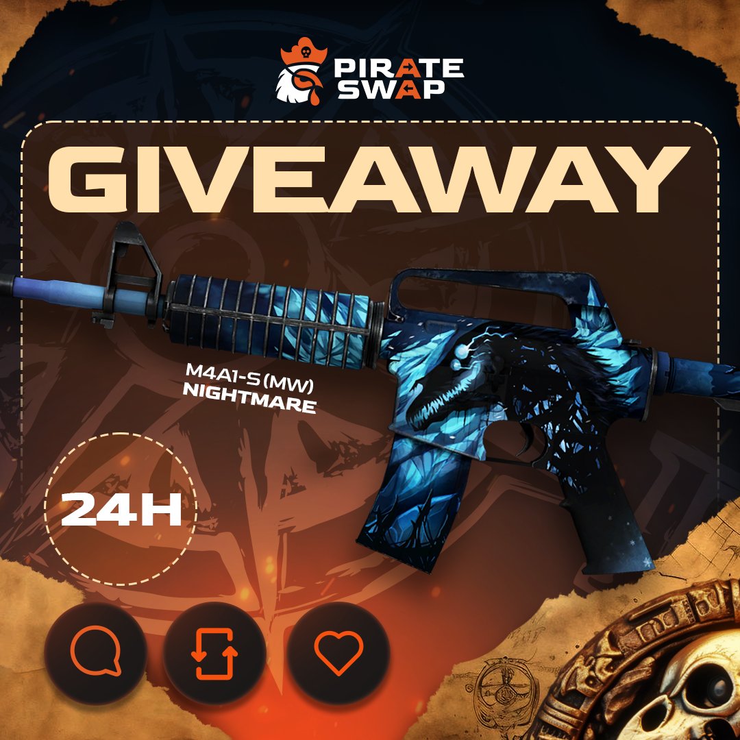 pirateswap_official (@pirateswapcom) on Twitter photo 💰GIVEAWAY ALERT💰
To enter:
✅LIKE 2 LAST POSTS
✅REPOST 2 LAST POSTS
✅Tag your friend
✅Follow us <a href="/pirateswapcom/">pirateswap_official</a>
🍀Good Luck!
⏰Ends in 24 HOURS!
#CS2 #CS2Giveaway #csgo #giveaways 💰GIVEAWAY ALERT💰
To enter:
✅LIKE 2 LAST POSTS
✅REPOST 2 LAST POSTS
✅Tag your friend
✅Follow us <a href="/pirateswapcom/">pirateswap_official</a>
🍀Good Luck!
⏰Ends in 24 HOURS!
#CS2 #CS2Giveaway #csgo #giveaways
