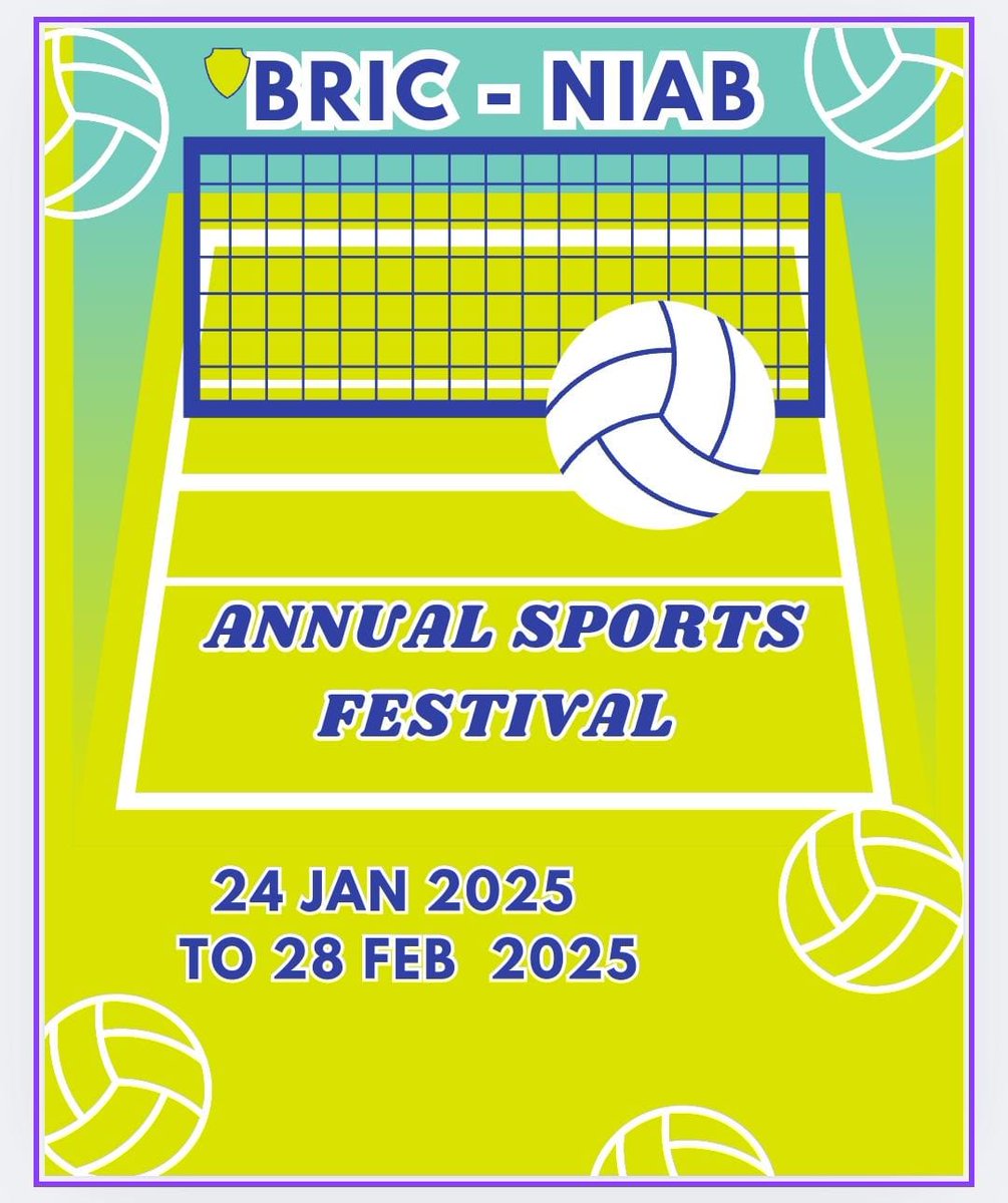 HydNiab's tweet photo. Amidst research and academic activities, to keep the folks fit and fine, NIABians kick started an annual Sports Fest @Hydniab from January 24th'2025.  Various sports activities are planned during this month-long event which will culminate on National Science Day. 
@DBTIndia https://t.co/nSOO7teOEe