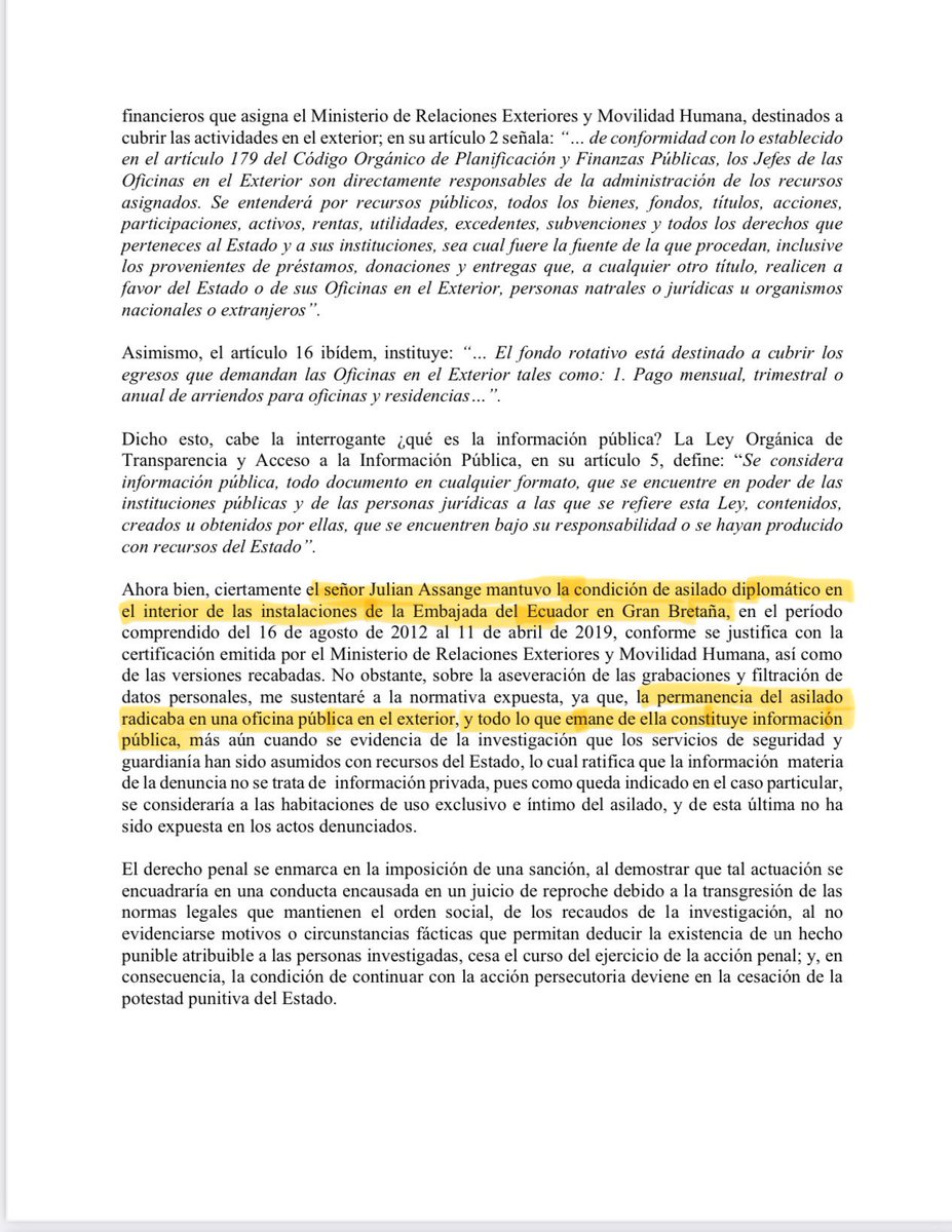 MashiRafael's tweet image. ‼️‼️‼️
¡Nos gobiernan delincuentes!
La fiscal Mayra Soria es la misma que justificó el espionaje de Lenin Moreno a Julián Assange porque el asilado estaba en "una oficina pública en el exterior, y todo lo que emane de ella constituye información pública…" 🤦🏻‍♂️