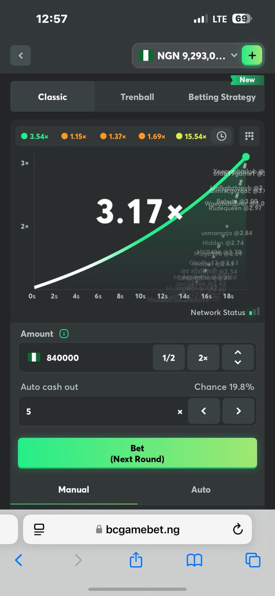 Talented_virtua's tweet image. X5.00 auto cashout trending chart 📊 On bc game crash virtual casino....

Deposit 200K and start your rollover within 1 hour millions as been made easily

✅it's a signal guys….

✅Tested and verified just now….

✅Go play and get your daily bread 💵💸

you can also create an
