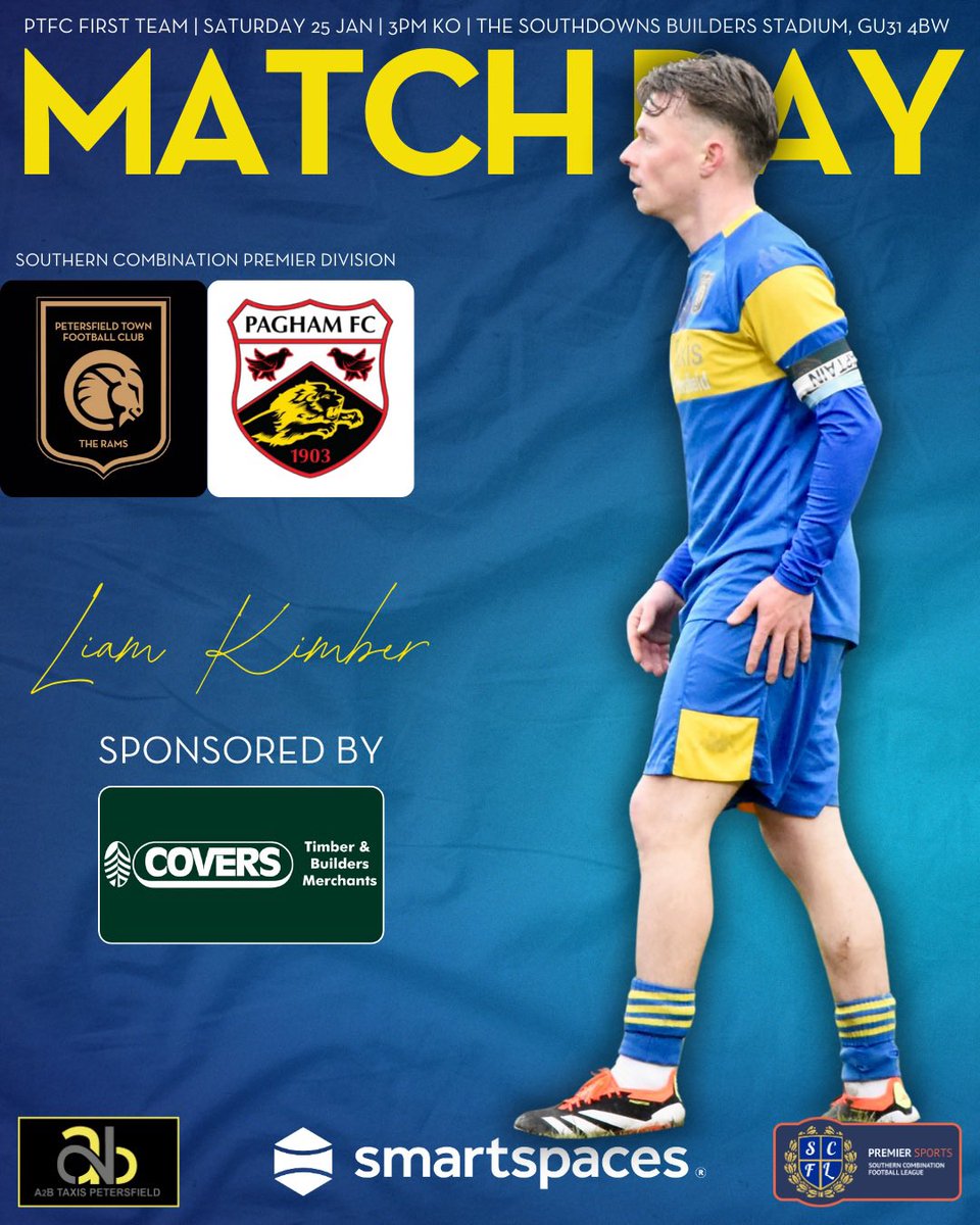 📆 | 𝗜𝗧𝗦 𝗠𝗔𝗧𝗖𝗛𝗗𝗔𝗬

The First Team game is ON. We look forward to welcoming Pagham in a 3PM KO. 

Unfortunately the U23’s game at Millbrook has been CALLED OFF.

#UpTheRams

<a href="/bookyourtaxi/">A2B Taxis</a> 
<a href="/SmartSpacesApp/">Smart Spaces®</a>