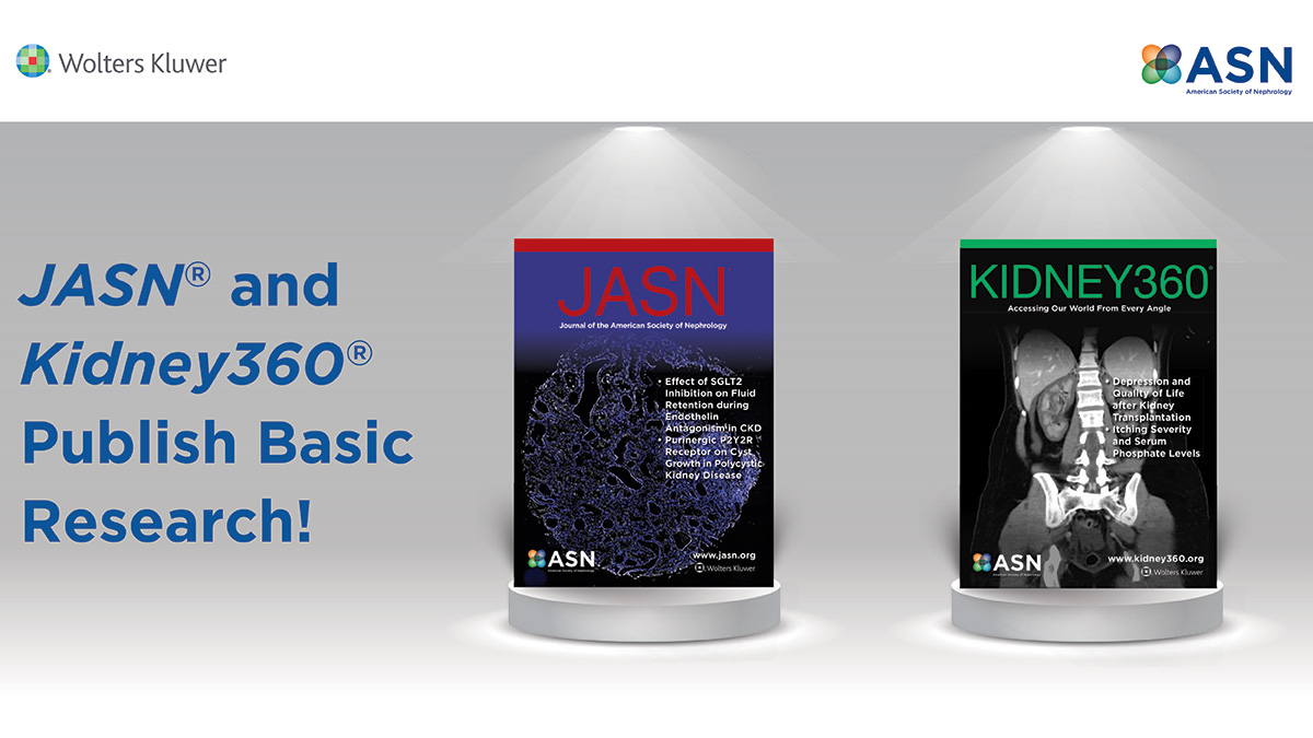 Your Basic Research deserves the spotlight! Did you know that JASN® and Kidney360® are eager to publish your basic research? Start your submission. ow.ly/UNGA50UMuKl <a href="/JASN_News/">JASN_News</a> <a href="/ASNKidney360/">ASN Kidney360</a>