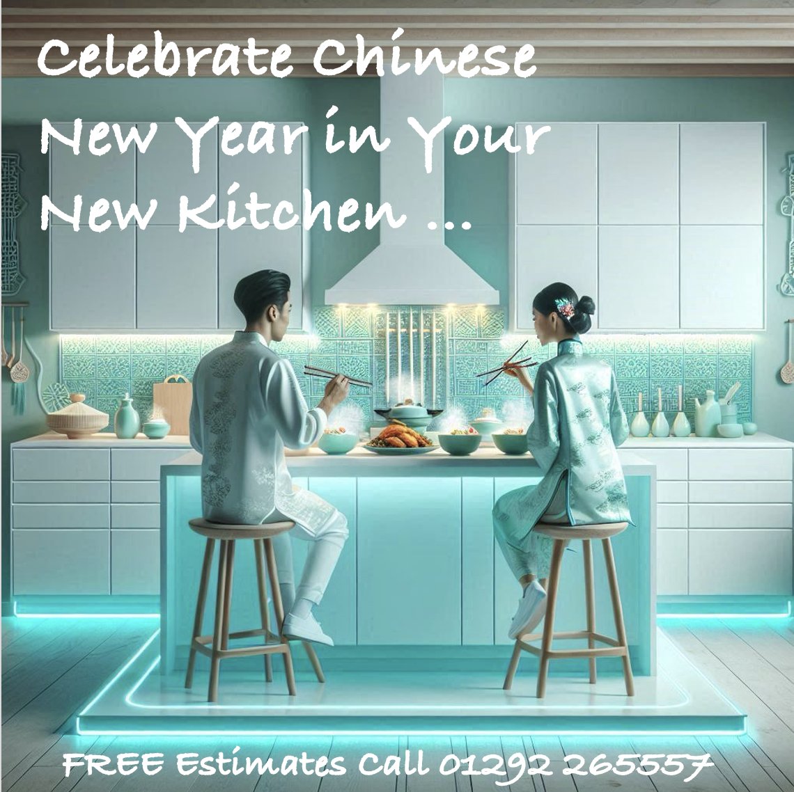 Celebrate Chinese New Year with a New Kitchen. Call 01292 265557 for a FREE quote. #YearOfTheSnake #ChineseNewYear #LunarNewYear #woodensnake #chinesezodiac #China #chinesecelebratations