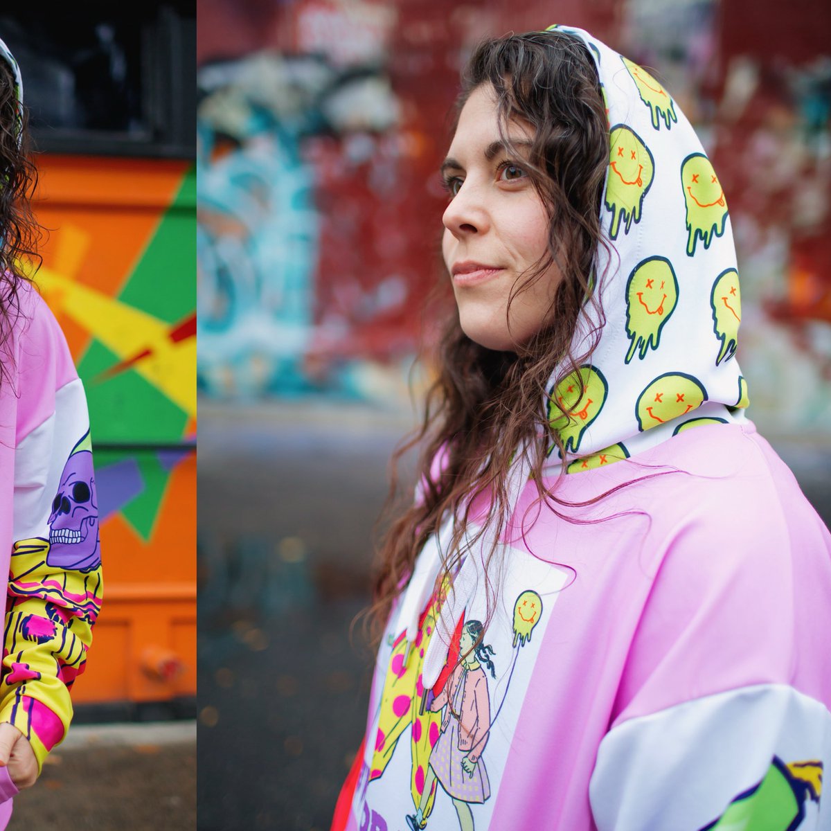 NeonBlackTiger's tweet photo. I’ve teamed up w/ @4evertheflip to create a line of hoodies and backpacks. Each #TerrorTribe design is inspired by late 30s/early 40s children’s book covers. Hope you enjoy. #Hoodies and #backpacks are on sale now. Check out the link on my site to the 4 EVER THE FLIP collab. https://t.co/lpUEPjaHCh