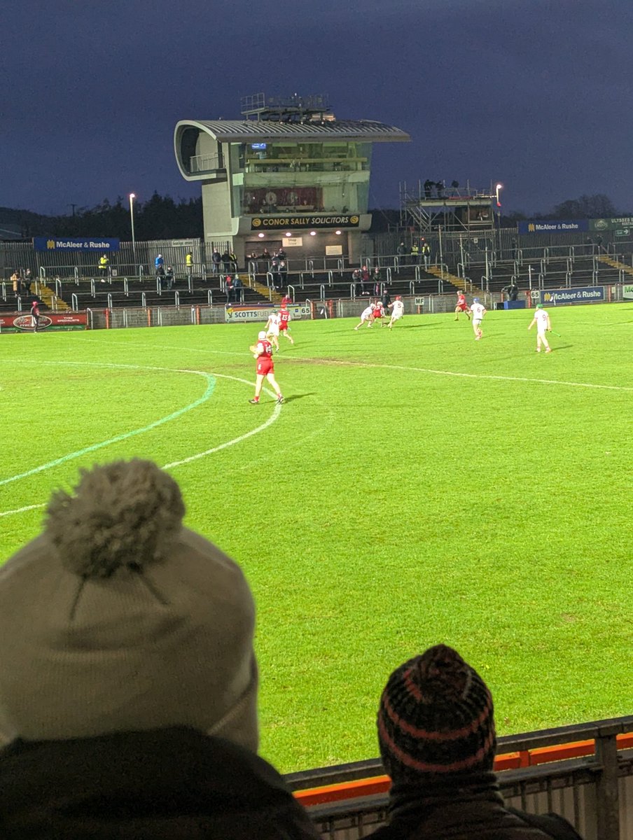 The new 40m arc has already caused havoc for the groundsmen in Healy Park. Let's see how the players and officials get on.