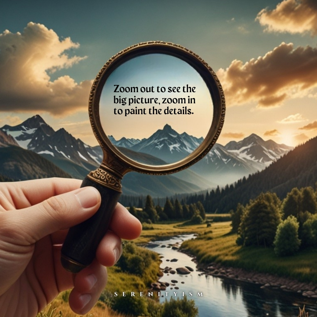 Serenity_ism's tweet image. 🔍 "Zoom out to see the big picture, zoom in to paint the details."

Learn 7 strategies to adjust your life's focus through reflection.

🎥 Sharpen your vision: youtu.be/sfGQPddbqqM

#lifeperspective #MindfulFocus #serenityism
Subscribe: youtube.com/@Serenityism?s…