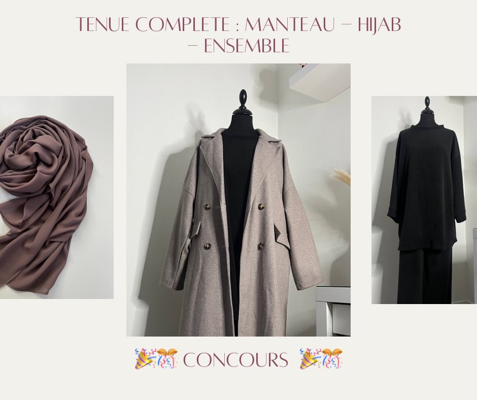 myhijabbe's tweet photo. Les filles, comme vous le savez je fais une petite pause avec myhijab pour le moment…Mais avant, je voulais vous remercier pour tout votre amour et votre soutiens avec un dernier concours 🎉🎊

Suffit juste de mettre un petit FAV🤍 

Je piocherais ensuite  la gagnante le 28.01🫶🏻 https://t.co/HBq9rxDiEh