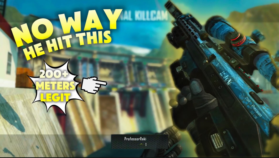 thats_space's tweet image. I just uploaded a bo2 prepatch trickshotting video, we hit so many bangers this video especially the one you see in the thumbnail, my friend @rakiway_ hit one of the craziest out of map private match shots I’ve ever seen
#codbo2
