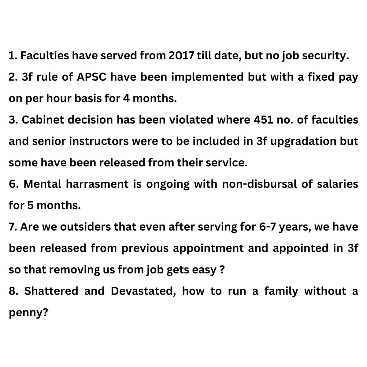 NEPFAA_official's tweet photo. HCM @himantabiswa sir, how did  bureaucrats implement 3F for Polytechnics &amp; Engg. clgs without SCALE PAY ? Isn't it the violation of 3F rule and cabinet decision? Pls do the needful to rectify this horrible order . @ranojpeguassam @CMOfficeAssam @CSAssam_ https://t.co/cmax6ocLPL