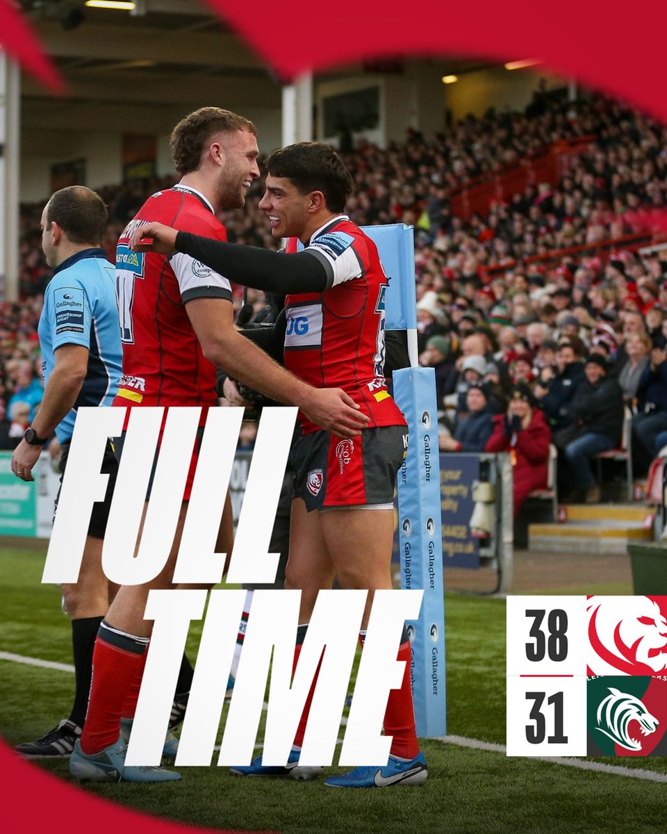 #TheSlaterCup comes Holm. ♥️

🍒 38 - 31 🐯 | #GLOvLEI

#TheSlaterCup | Text '4ED' to 70560