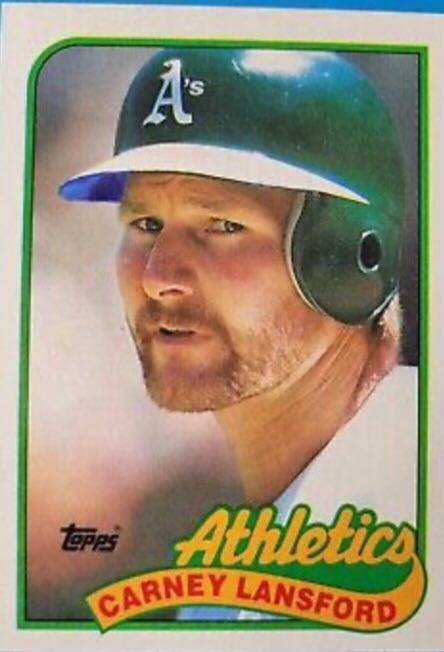WorldOfMojo's tweet photo. @DanSoder 80s and 90s baseball cards are the best. You wanna talk about mustaches, check my man Carney Lansford… and his sultry stare, lol. https://t.co/10ovD4Tc0W