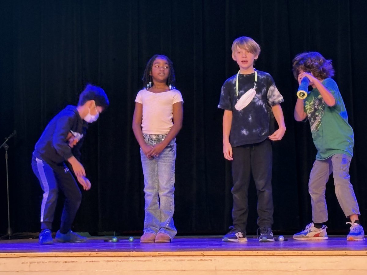 McKinleyLions's tweet photo. 🎭 The grades 3–5 theater informances this week were amazing! With PS Arts Teaching Artist Ms. Hannah, students created scripts inspired by  I Am Every Good Thing, celebrating belonging with the theme “Come as you are.” ASL added a beautiful layer of connection. @SMMUSD @PS_ARTS https://t.co/PCEVYVQE8C