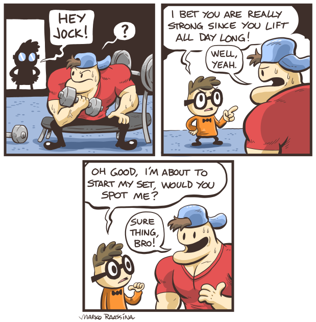 Marko (Nerd and Jock Comics) tweet media