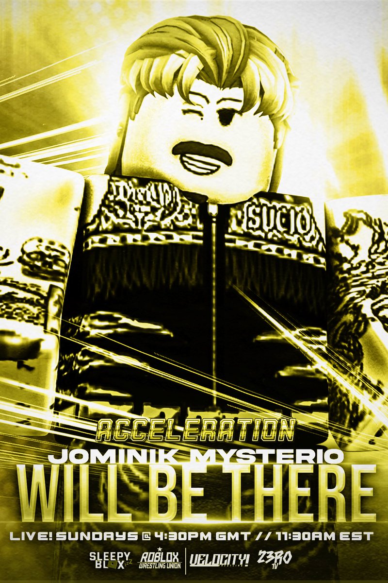 VAMOSSSSS ☠️🏴‍☠️⚖️

Verme en <a href="/Velocity_RW/">VELOCITY! Wrestling</a> como tu jom sucio favorito. 

#ACCELERATION