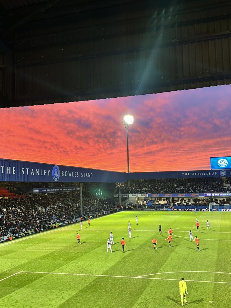 Poor result but a nice sky.