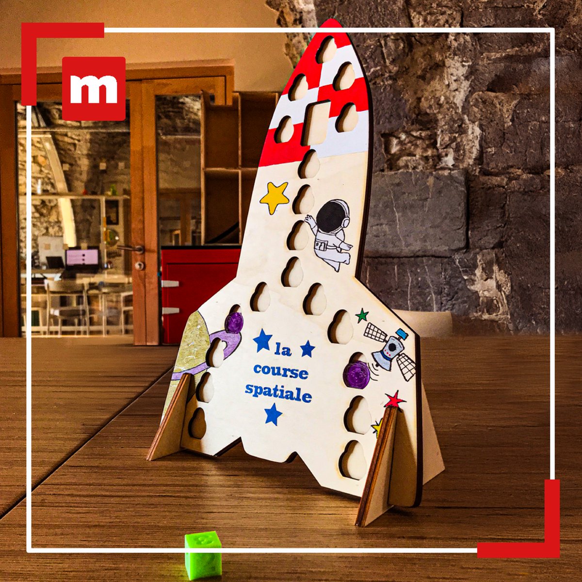 🪐 Avis aux astronautes en herbe : venez fabriquer un jeu de course spatiale à La Casemate ! Assemblez une fusée en bois et ses pions en Plexiglass, décorez-les à votre goût et partez pour une mission créative et ludique.

📅 08/02 : 14h30-17h30
👉 lacasemate.fr