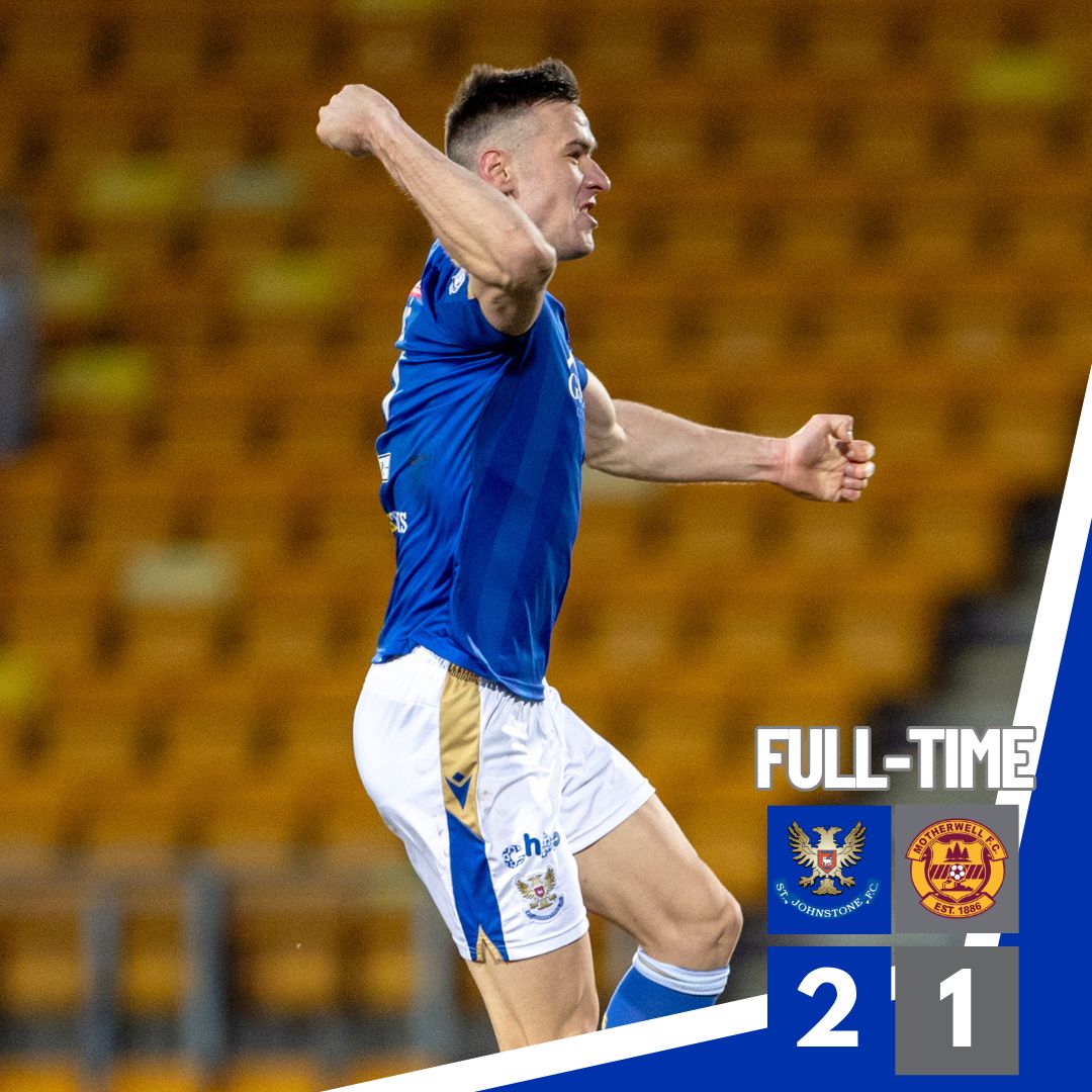 StJohnstone's tweet photo. Desire. Determination. Fight. 
 
A HUGE WIN! 💙

#SJFC | #SJFCLive https://t.co/Pzt7nRwW4d