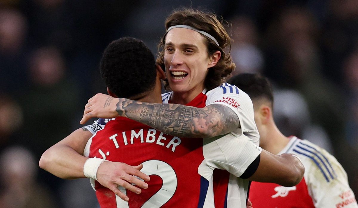 Trsfooty's tweet photo. FT : WOLVES 0-1 ARSENAL

⚽   | Calafiori 74'

#EPL | #WOLARS  | #AFC https://t.co/I1kcM6dEnz