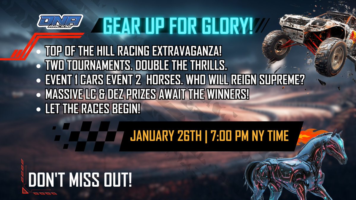 Spotonparts's tweet image. A horse is a horse of course
unless its a car!

new fun tourneys for horses and cars, dont miss these