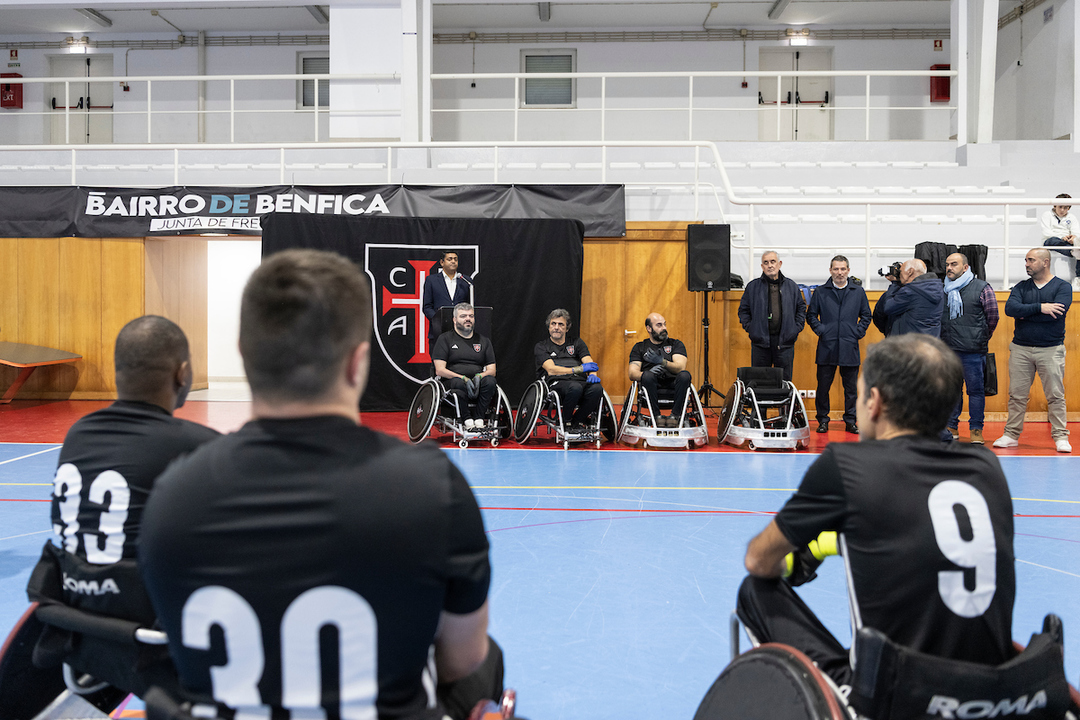 A equipa de Rugby em Cadeira de Rodas do Casa Pia Atlético Clube recebeu 4 novas cadeiras, especialmente adaptadas. ♿
A Câmara de #Lisboa apoiou a aquisição destes equipamentos, que vão melhorar as condições de treino e competição da equipa. 
+ info 👉 swki.me/rD4OvybV