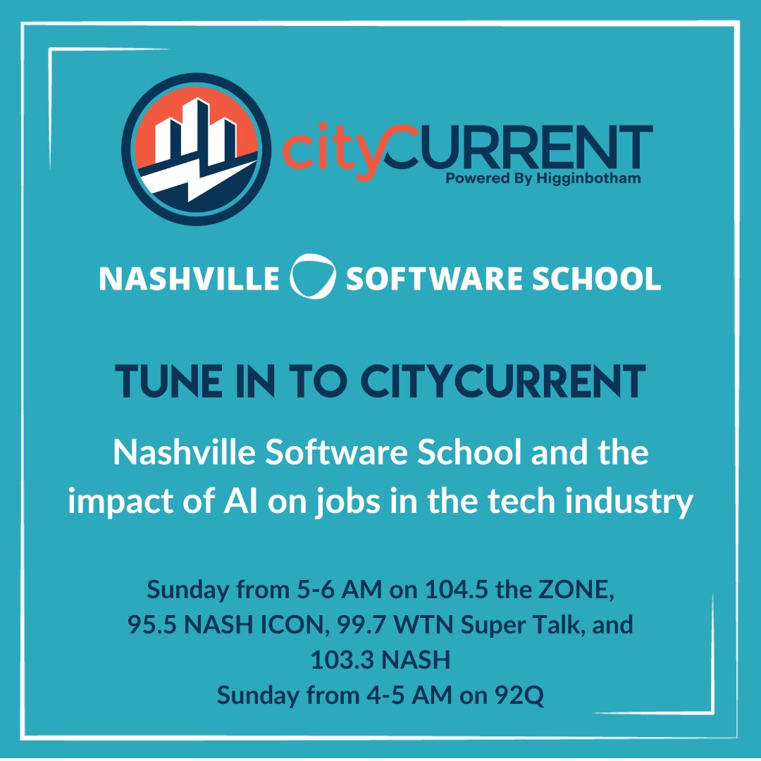 NashSoftware's tweet image. Early risers set your alarm! 🌞 Check out NSS on cityCURRENT tomorrow morning from 5-6 AM on 104.5 the ZONE, 95.5 NASH ICON, 99.7 WTN Super Talk, and 103.3 NASH, and 4-5 AM on station 92Q.

#cityCURRENT #PowerTheGood #TechInNashville
