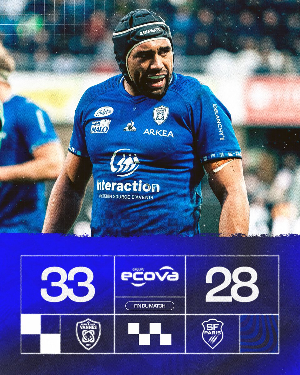 RugbyClubVannes's tweet image. 🔥 𝐄𝐏𝐈𝐐𝐔𝐄 ! 

Sous une pluie battante, en infériorité numérique dès les premières minutes, nos Vannetais ont montré un énorme caractère pour s’imposer face au Stade Français. 
Nous n’abdiquerons pas, Le combat continue ⚔️

#FiertéBretonne