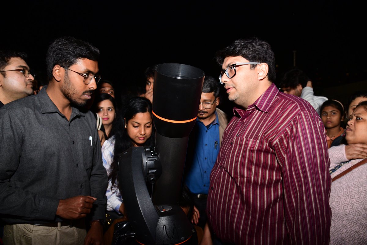 BITMKolkata's tweet image. Day-5 of #LiveViewing of #PlanetaryParade - the #CelestialAlignment of planets in the evening sky - at @BITMKolkata, a Unit of @ncsmgoi, @MinOfCultureGoI - on January 25, 2025.
Keep watching this space for more updates.
#BetiBachaoBetiPadhao