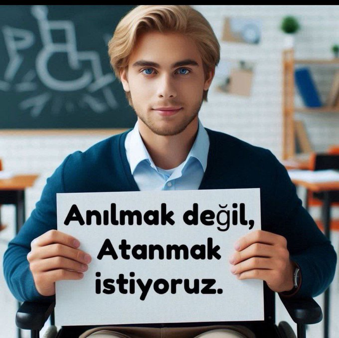 RabiaEfil's tweet photo. 2500 engelli öğretmen Şubat'ta okullarında olmak istiyor🌸🌸🤲🏻🤲🏻💐💐
@RTErdogan 
@dbdevletbahceli
@Yusuf__Tekin 
@MahinurOzdemir
@memetsimsek
@tcmeb 
@tcailesosyal
@EmineErdogan
"EngelliÖğretmenleriAtayın"
#EngelliÖğretmenlerAtansınArtık https://t.co/EL2sic5ljU