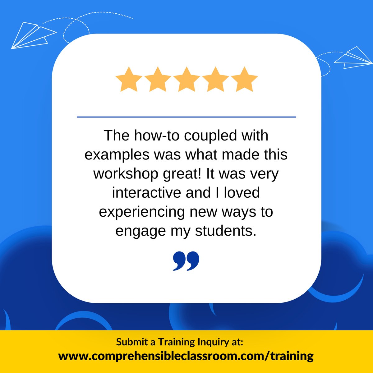 MartinaBex's tweet image. Return booking! We're headed back to Loudoun County Public Schools for a training of "Teach and Assess for Acquisition!" Want to book a district training? Use this URL ---&amp;gt; bit.ly/ccdistricttrai…

#teachforacquisition #worldlanguages #workshops