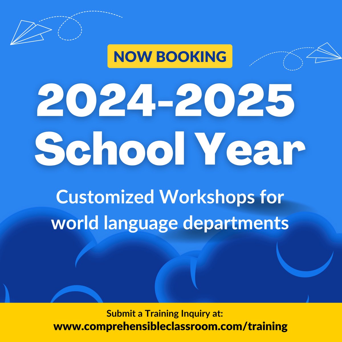 MartinaBex's tweet image. Return booking! We're headed back to Loudoun County Public Schools for a training of "Teach and Assess for Acquisition!" Want to book a district training? Use this URL ---&amp;gt; bit.ly/ccdistricttrai…

#teachforacquisition #worldlanguages #workshops