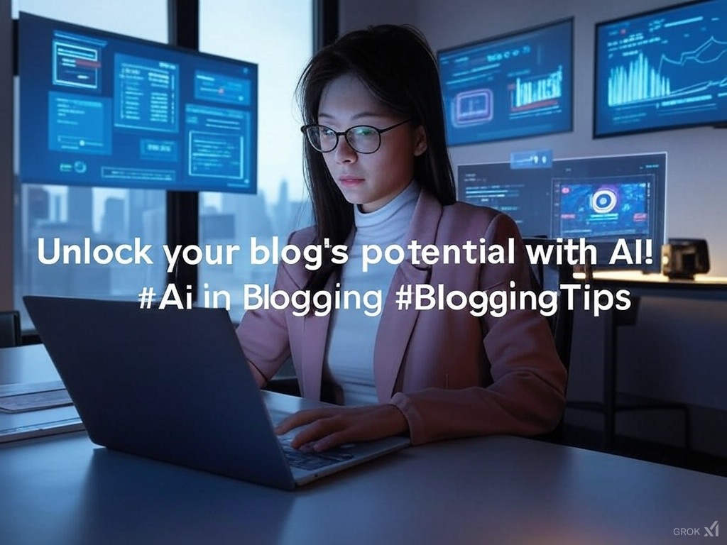 Anupain1's tweet image. Unlock your blog's potential with AI in 2025! Boost SEO, create engaging content, and personalize with AI tools. Start small, think big! #AIinBlogging #BloggingTips
Image by @grok