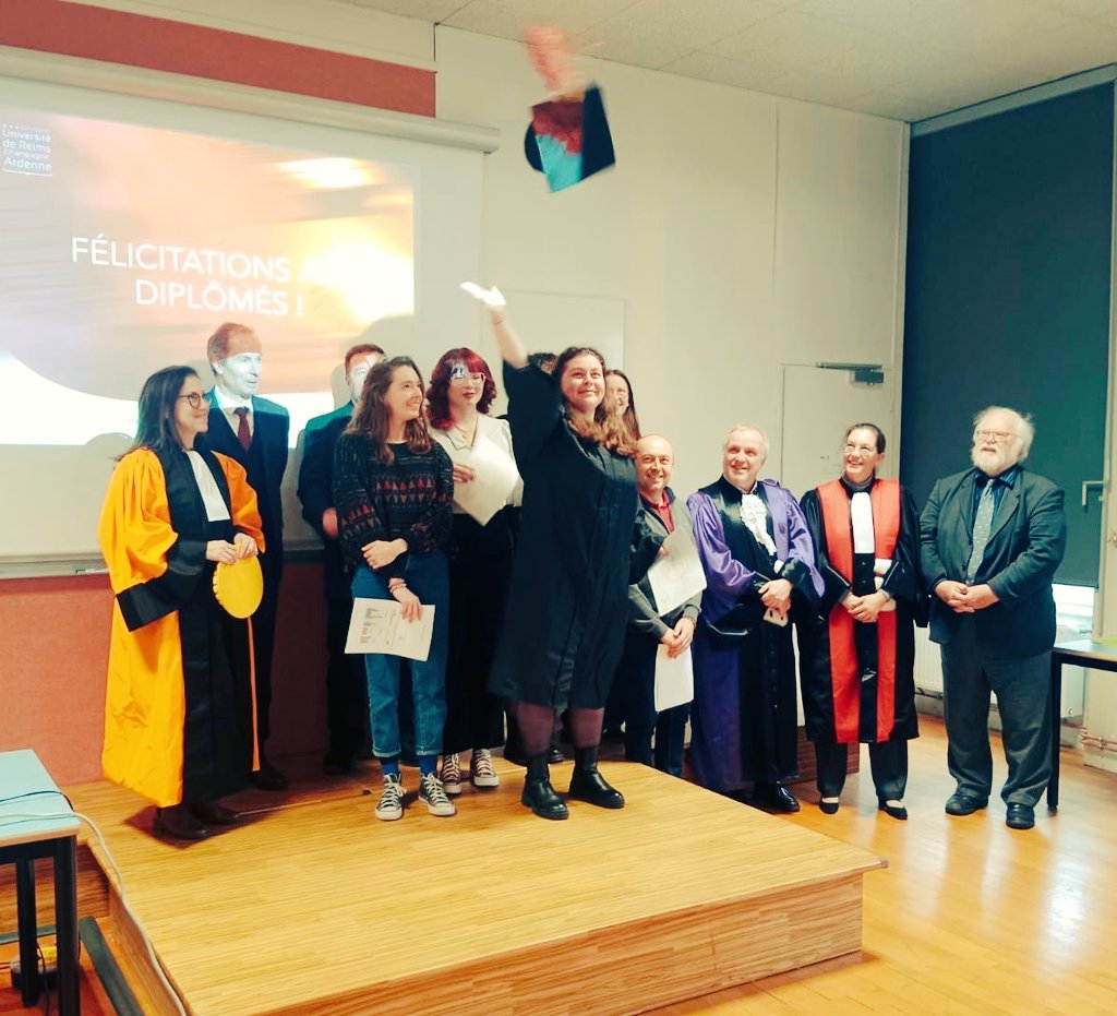 UFR Lettres et Sciences Humaines - URCA (@ufr_lsh_urca) on Twitter photo Très belles remises des diplômes aujourd'hui à <a href="/Ville_Chaumont/">Ville de Chaumont</a> et <a href="/VilledeTroyes/">Ville de Troyes</a>
Félicitations à nos diplômés 2024 !!! <a href="/universitereims/">Université de Reims Champagne-Ardenne</a> Très belles remises des diplômes aujourd'hui à <a href="/Ville_Chaumont/">Ville de Chaumont</a> et <a href="/VilledeTroyes/">Ville de Troyes</a>
Félicitations à nos diplômés 2024 !!! <a href="/universitereims/">Université de Reims Champagne-Ardenne</a>