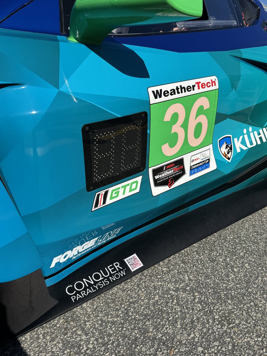 DXDT Racing (@dxdtracing) on Twitter photo As you come by our car during grid walk, be sure to pick up a poster and sticker to commemorate our first <a href="/IMSA/">IMSA</a> race!
While you’re here, also visit the QR code located along the floor to learn more about and help support our friends over at <a href="/NowConquer/">Conquer Paralysis Now</a>!
#IMSA // <a href="/Rolex24Hours/">Rolex 24 Hours</a> As you come by our car during grid walk, be sure to pick up a poster and sticker to commemorate our first <a href="/IMSA/">IMSA</a> race!
While you’re here, also visit the QR code located along the floor to learn more about and help support our friends over at <a href="/NowConquer/">Conquer Paralysis Now</a>!
#IMSA // <a href="/Rolex24Hours/">Rolex 24 Hours</a>