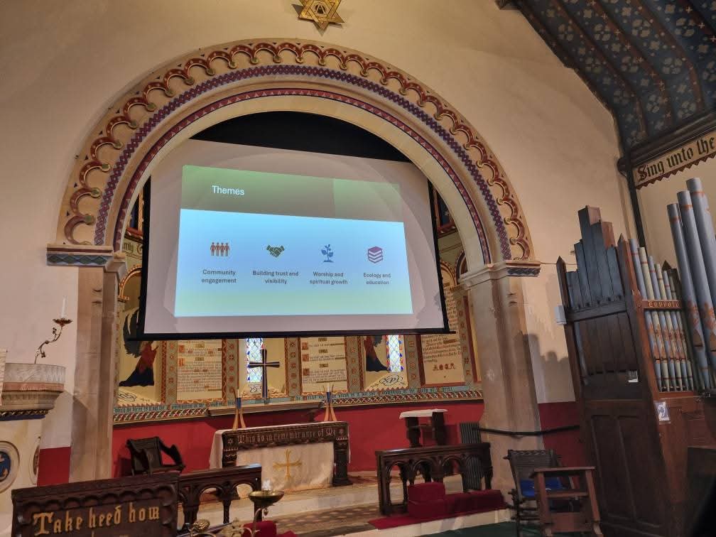 lzpalin's tweet photo. Great morning with patners in mission &amp; ministry in @StroudwaterTeam dreaming dreams for the longer term future and setting priorities for the coming year @GlosDioc @BishGloucester @bptewkesbury https://t.co/K3PSZ62BGl