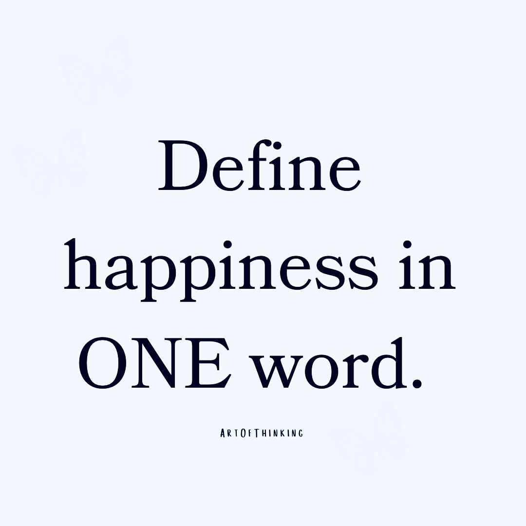 Art0fThinking's tweet photo. One word https://t.co/YYJl3yy6ik