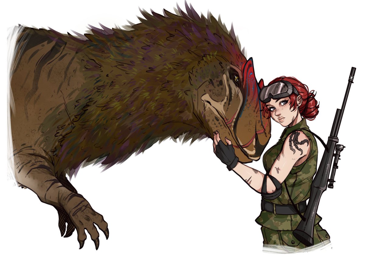 Love theropods with manes