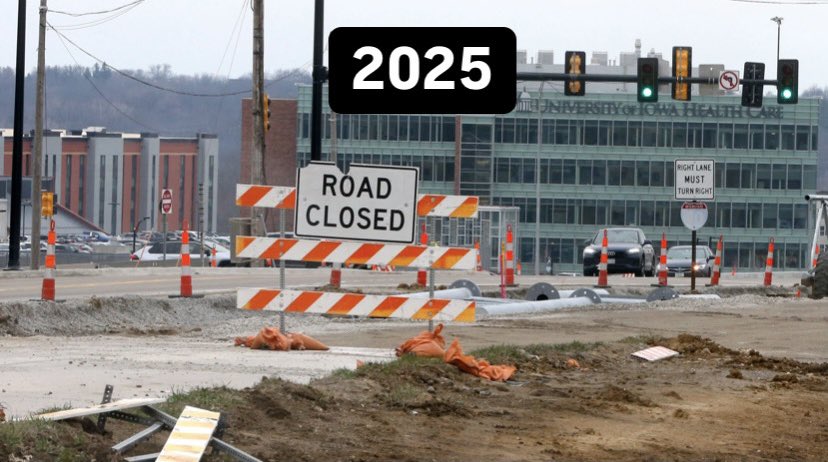 IowaChill's tweet photo. Cool Timelapse showing the progression of road work in Iowa https://t.co/3MfuHVQlwY