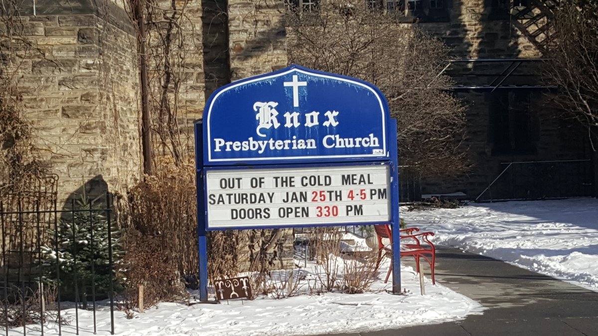 DC_United1's tweet photo. Need a Free Meal Tonight?
@knoxottawa (Elgin and Lisgar) is serving a free sit-down dinner from 4 to 5 pm.
#OttawaChurch #UCCan #Centretown #Saturday #OttawaSaturday #FreeDinner #Dinner #Knox #KnoxChurch https://t.co/ztFvf9uexA