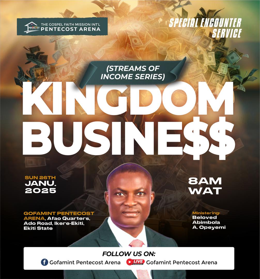 PentecostArena's tweet image. God for answers that will lead to financial freedom and clarity.

Invite your friends and family. Don’t miss it! Service starts at 8 am.

#PentecostArenaOnline
#SundayService
#StreamsOfIncome
#KingdomBusiness
