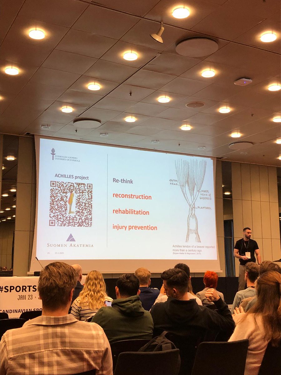What a great experience to talk about the Achilles tendon structure at the Sportkonges conference in Copenhagen. Honored for the invitation.